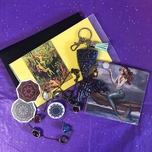 Mermaid Coasters and additional items Bundle Of Eight